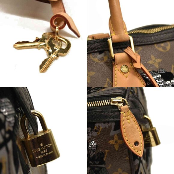 Louis Vuitton Monogram Fleur De Jais Black Sequins Speedy 30 - Picture 10 of 16